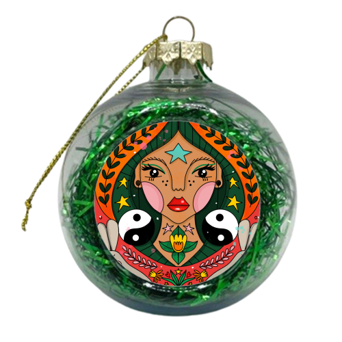 MARCH'S CHILD - xmas bauble by Nichola Cowdery
