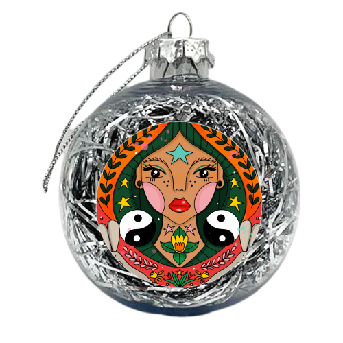 MARCH'S CHILD - xmas bauble by Nichola Cowdery