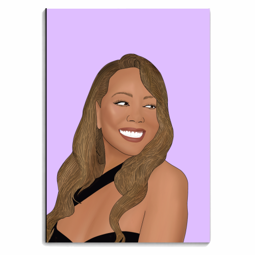 Mariah Carey - personalised A4, A5, A6 notebook by Pink and Pip