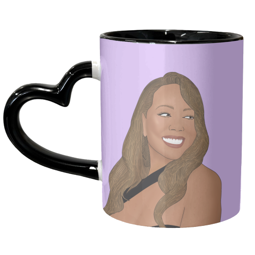 Mariah Carey - unique mug by Pink and Pip