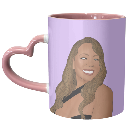 Mariah Carey - unique mug by Pink and Pip