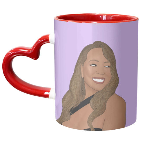 Mariah Carey - unique mug by Pink and Pip