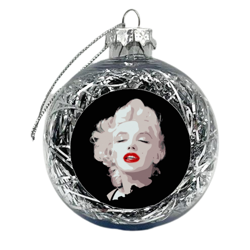 Marilyn - xmas bauble by Isabella Zietsman