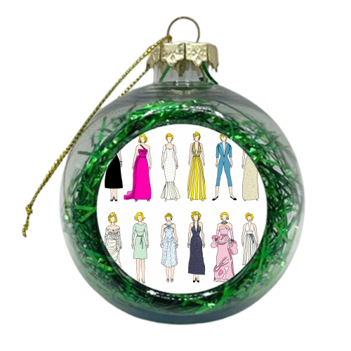 Marilyn - xmas bauble by Notsniw Art