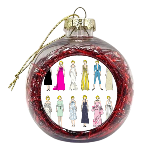 Marilyn - xmas bauble by Notsniw Art
