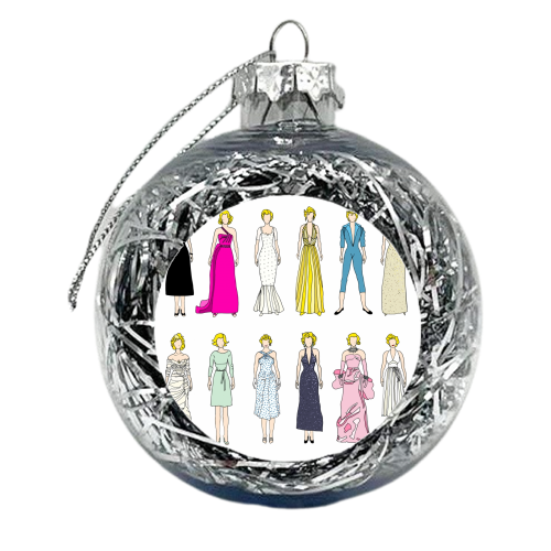 Marilyn - xmas bauble by Notsniw Art