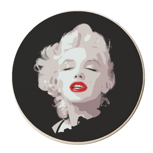Marilyn - personalised beer coaster by Isabella Zietsman