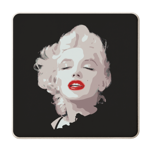 Marilyn - personalised beer coaster by Isabella Zietsman