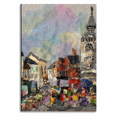 Market Day Hay on Wye - personalised A4, A5, A6 notebook by Barbara Shaw