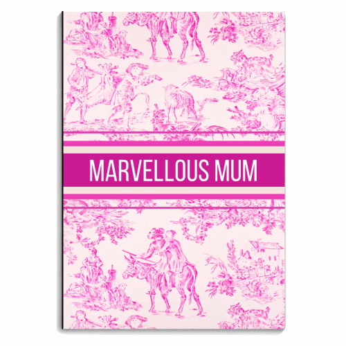 MARVELLOUS MUM - personalised A4, A5, A6 notebook by Lilly Rose