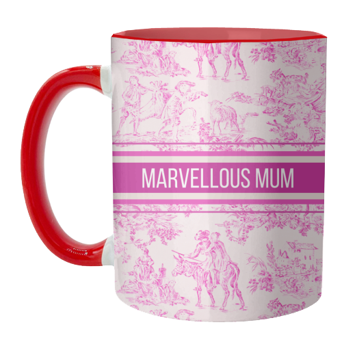 MARVELLOUS MUM - unique mug by Lilly Rose