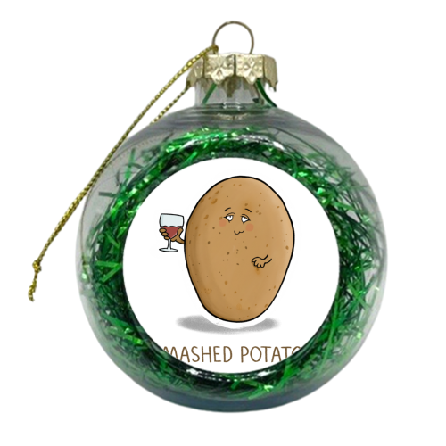 Mashed Potato - xmas bauble by Carl Batterbee