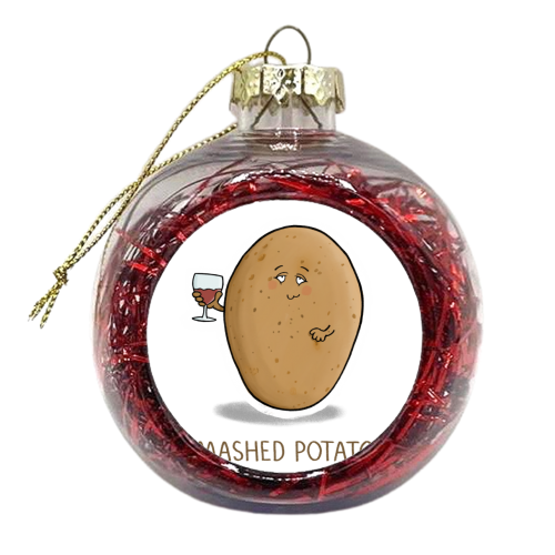 Mashed Potato - xmas bauble by Carl Batterbee