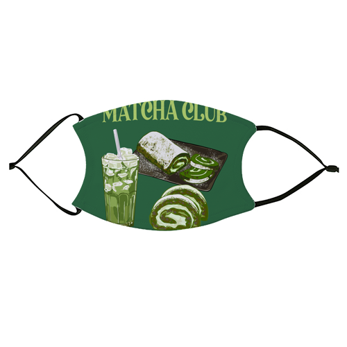 Matcha Club - face cover mask by EZbie