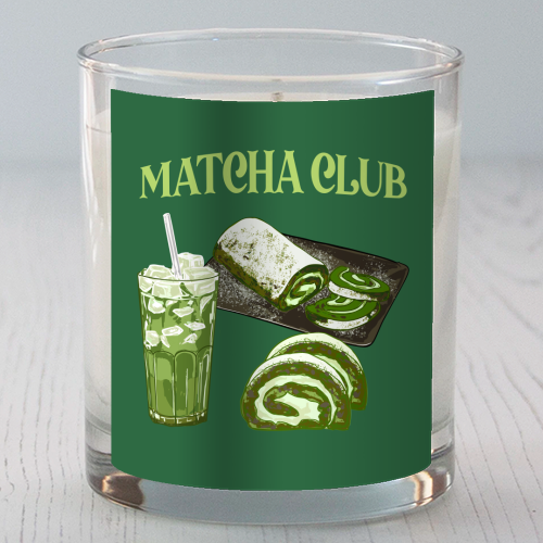 Matcha Club - scented candle by EZbie