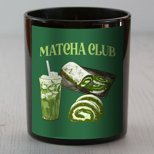 Matcha Club - scented candle by EZbie