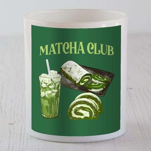 Matcha Club - scented candle by EZbie