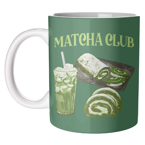 Matcha Club - unique mug by EZbie