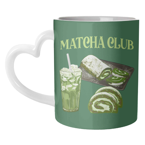 Matcha Club - unique mug by EZbie