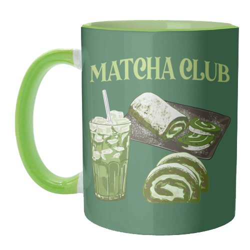 Matcha Club - unique mug by EZbie
