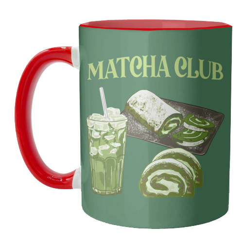 Matcha Club - unique mug by EZbie