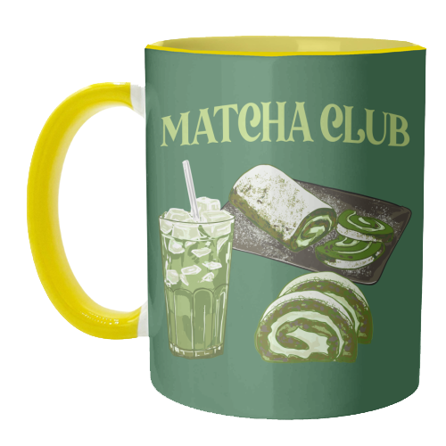 Matcha Club - unique mug by EZbie