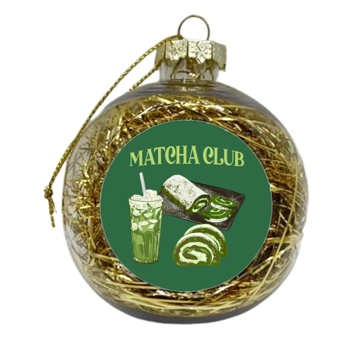 Matcha Club - xmas bauble by EZbie