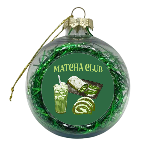 Matcha Club - xmas bauble by EZbie