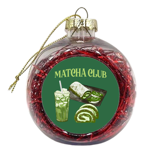Matcha Club - xmas bauble by EZbie