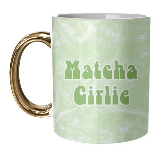 Matcha Girlie - unique mug by Lilly Rose