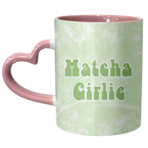 Matcha Girlie - unique mug by Lilly Rose