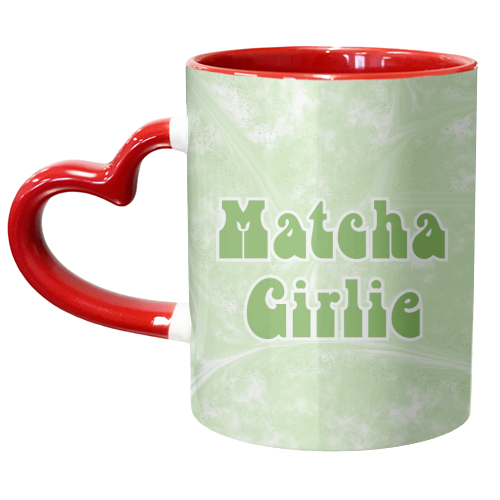 Matcha Girlie - unique mug by Lilly Rose