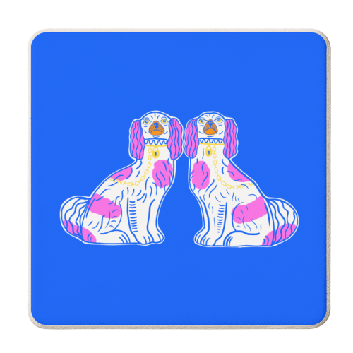 Matching Dogs - personalised beer coaster by Adam Regester