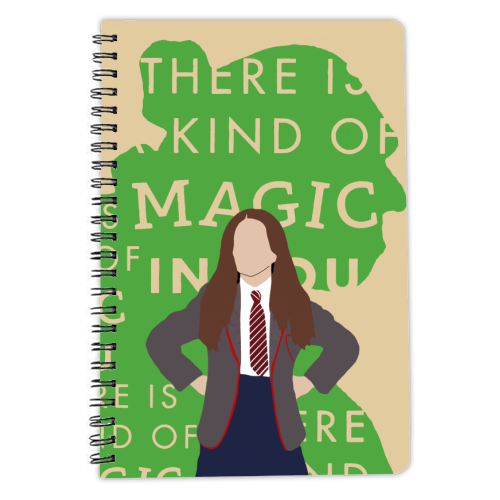 Matilda - personalised A4, A5, A6 notebook by Danny Welch