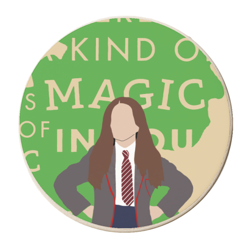 Matilda - personalised beer coaster by Danny Welch