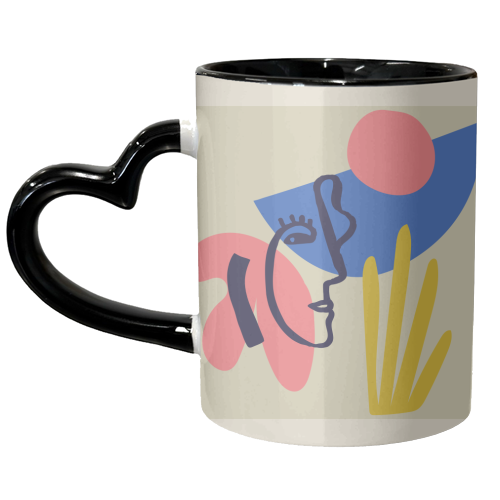 Matisse Lady - unique mug by EZbie