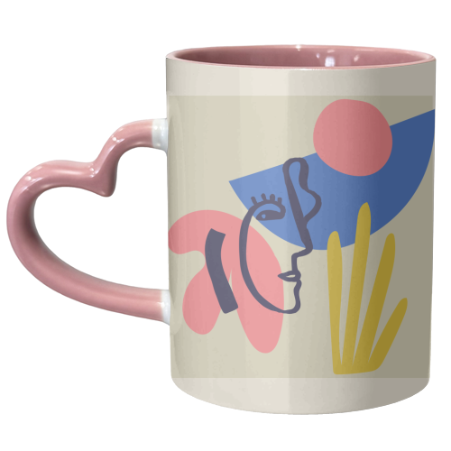 Matisse Lady - unique mug by EZbie