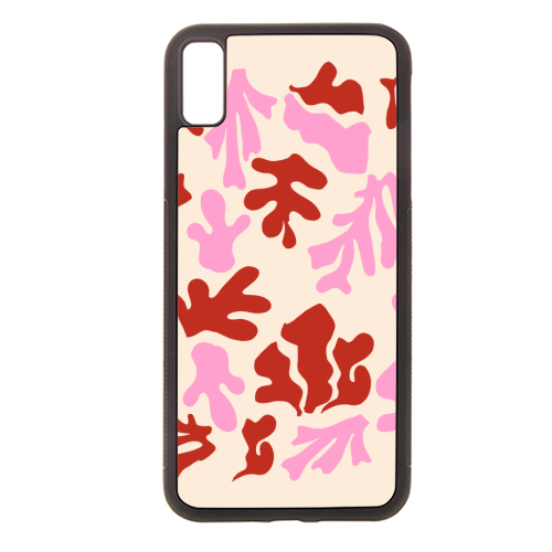 Matisse Pink & Red Abstract Pattern - stylish phone case by AbstraHaus by EZbie