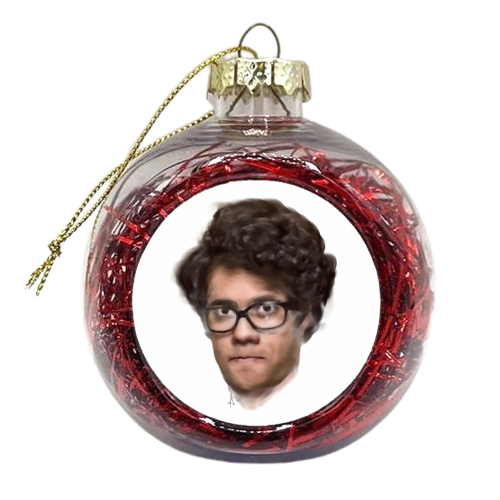 Maurice Moss - xmas bauble by Mat Hall