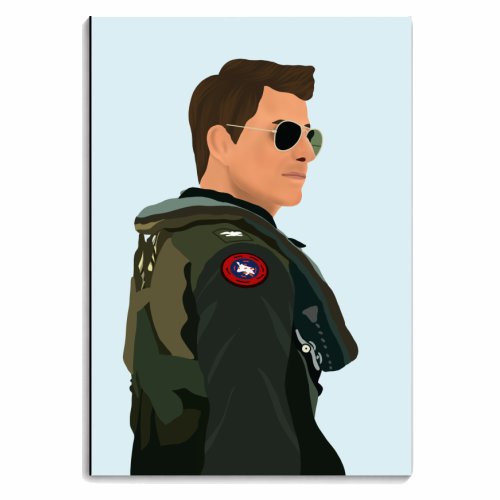 Maverick Top Gun - personalised A4, A5, A6 notebook by Rock and Rose Creative