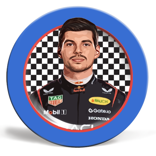 Max - ceramic dinner plate by DOLLY WOLFE