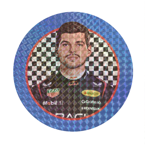 Max - Circle Sticker by DOLLY WOLFE