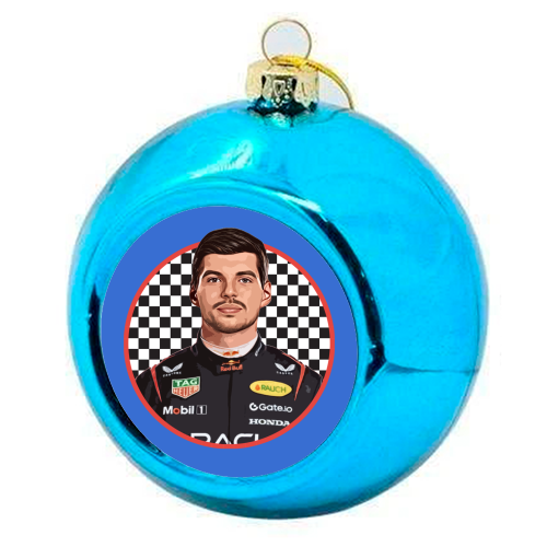 Max - colourful christmas bauble by DOLLY WOLFE