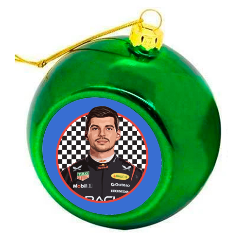 Max - colourful christmas bauble by DOLLY WOLFE