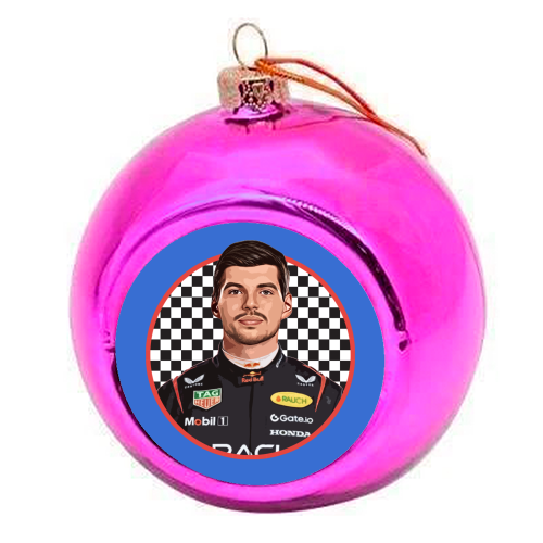 Max - colourful christmas bauble by DOLLY WOLFE
