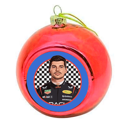 Max - colourful christmas bauble by DOLLY WOLFE