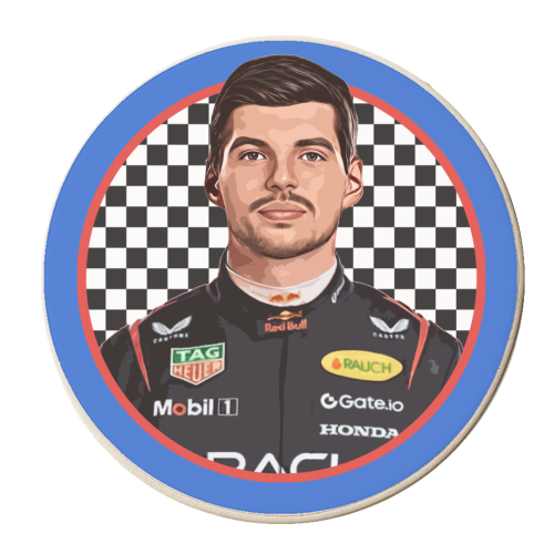 Max - personalised beer coaster by DOLLY WOLFE