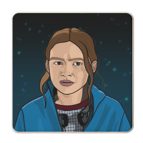 max print - personalised beer coaster by The Girl Next Draw