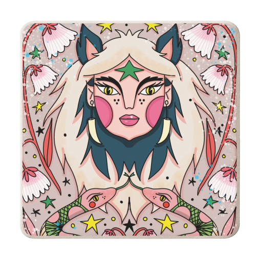 MAY'S CHILD - personalised beer coaster by Nichola Cowdery