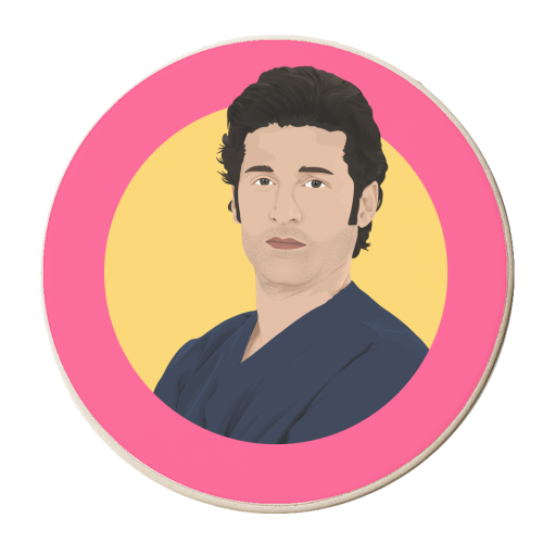 McDreamy - personalised beer coaster by Pink and Pip